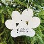 Personalised Dog Cat Paw Christmas Tree Decoration, thumbnail 10 of 10