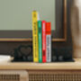 Love Sign Modern Decorative Bookends, thumbnail 2 of 4