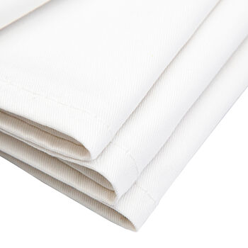 Classic White Tea Towels/ Catering Napkins, 8 of 9