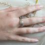 Diamond Stacking Engagement Ring Set, thumbnail 7 of 10