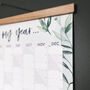 2024 Botanical Wall Planner 'This Is My Year', thumbnail 3 of 3