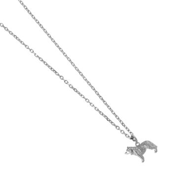 Personalisedl Border Collie Sterling Silver Necklace, 2 of 4