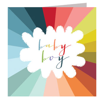 Colourful Baby Boy Card, 2 of 4