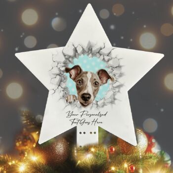 Personalised Christmas Greyhound Break Through, 9 of 10
