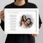 Personalised Wedding Vows Photo Poem Print, thumbnail 9 of 12