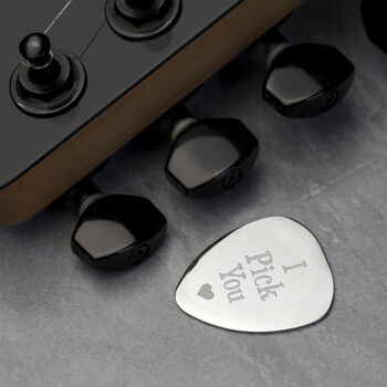 Personalised 'I Pick You' Plectrum, 3 of 7