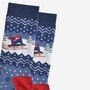 Men's Bamboo Socks Sausage Dog Sledge, thumbnail 3 of 5