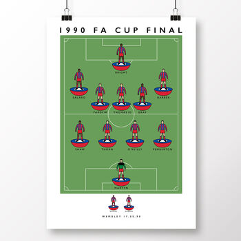 Crystal Palace 1990 Fa Cup Final Poster, 2 of 8
