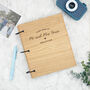 Personalised Scrapbook Wedding Guest Book For Couple, thumbnail 2 of 10