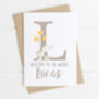 Personalised New Baby Card Elephants, thumbnail 5 of 6