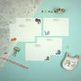 Personalised Cat Attack!!! Correspondence Cards, thumbnail 3 of 11