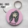 Afghan Hound Keyring, thumbnail 2 of 6