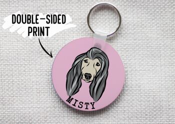 Afghan Hound Keyring, 2 of 6