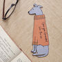 Lurcher Dog Bookmark Personalisation Available, thumbnail 2 of 11