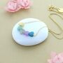 Mixed Gemstone Heart Necklace, thumbnail 1 of 2