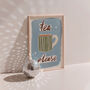 Tea Please Kitchen Illustration Print, thumbnail 4 of 4