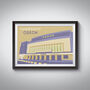 Hammersmith Odeon London Travel Poster Art Print, thumbnail 1 of 8