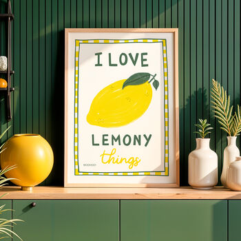 I Love Lemony Things Print, 2 of 7