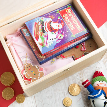 Personalised Nice List Keepsake Christmas Box For Child, 6 of 7