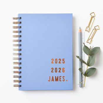 Personalised Contemporary 2025/26 Mid Year Diary, 2 of 9