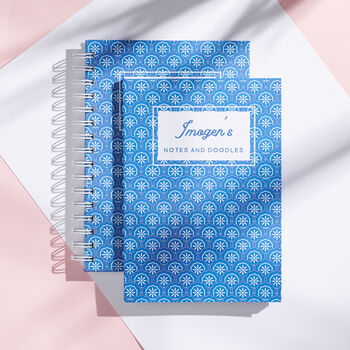 Personalised Moroccan Tiled Notebook, 5 of 6