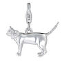 Sterling Silver Standing Cat Charm, thumbnail 3 of 6