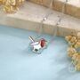 Sterling Silver Delicate Robin Bird Bracelet, thumbnail 4 of 11