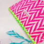 Handmade Quilted Makeup Bag | Neon Pink, thumbnail 3 of 3