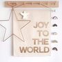 Joy To The World Christmas Wall Hanging, thumbnail 1 of 3