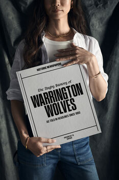 Warrington Wolves Personalised Rugby Newspaper Book, 12 of 12