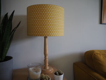 Geometric Mustard Lampshade, 7 of 7