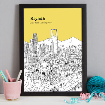 Personalised Riyadh Print, 3 of 9