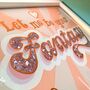 'Let Me Be Your Fantasy' Reverse Glass Gold Wall Art, thumbnail 2 of 12