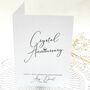 15th Crystal Jewel Personalised Anniversary Card, thumbnail 3 of 4