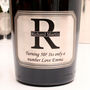 Personalised Magnum Prosecco With Pewter Monogram Label, thumbnail 2 of 7