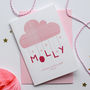 Personalised New Baby Card Pink, thumbnail 1 of 3