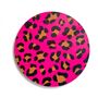 Round Coaster Pink Leopard Print Heat And Stain Proof, thumbnail 6 of 12