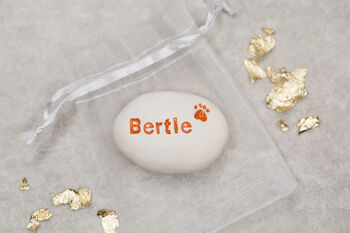 Personalised Pet Memorial Sympathy Gift Pocket Pebble, 9 of 12