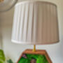 Wooden Hexagonal Table Lamp, thumbnail 8 of 9
