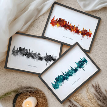 Edinburgh Cityscape Skyline Print, 10 of 12