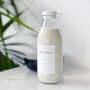 Glass Milk Bottle With Personalised Label, thumbnail 5 of 7