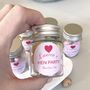 Personalised Party Bag Gifts Favour Jars X5, thumbnail 5 of 5