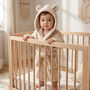 Personalised Baby Dressing Gown With Cute Bear Ears, thumbnail 8 of 12