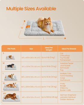 Warm Dog Cat Bed Crate Mattress Pet Pad, 2 of 6