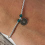 December Birthstone Blue Topaz Bracelet Gift For Her, thumbnail 1 of 6
