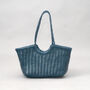 Beach Holiday Genuine Leather Tote Bag For Her, thumbnail 4 of 12