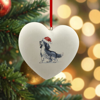 Sprocker Black And White Ceramic Bauble, 4 of 4