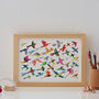 Bright And Colourful Birds Print, thumbnail 1 of 3
