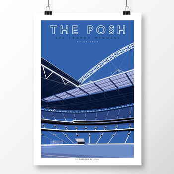 Peterborough United The Posh Wembley Poster, 2 of 7