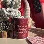 Christmas Movie Mug Secret Santa Gift, thumbnail 1 of 3
